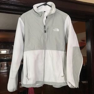 Women’s north face white jacket!